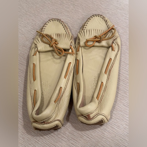 Minnetonka Deer Hide Kilty Driving Moccasin Size 8 NEW - Picture 4 of 5